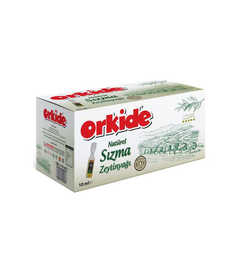 Orkide Natürel Sızma Zeytinyağı 10 ml x 100 adet Ev Dışı Tüketim